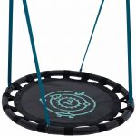 TP Toys Siege Balancoire Nid 85 Cm Pour Enfants - Dès 3 Ans Dim L85 X L85 X H7 - Noir, Bleu