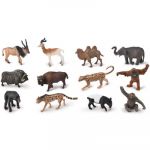 Collecta Set de 12 Animaux Sauvages (7-11 cm)