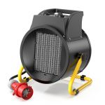 Fan Heater 5000 W - Fast Heating & Energy Saving - Industrial Electric Radiator - Adjustable Angle & Thermostat - Ideal for Home, Workshop and Construction [Energy Class A]