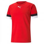 Puma TeamRISE Jersey, Homme Rouge Noir Blanc, XXL