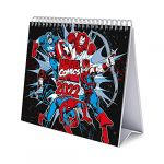 Grupo erik Calendrier de Bureau 2022 Marvel Comics - 12 Mois | De Janvier à Décembre 2022 | 20x18x6,5 cm, 6 langues, Certifié FSC