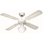 Farelek Bali - Ventilateur de plafond lumineux 4 pales