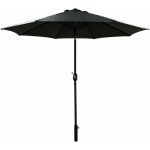 Ideanature Parasol droit rond Eko 2.5 m Gris anthracite - Gris anthracite
