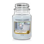 Yankee Candle Un endroit Calme et silencieux Pot, gris, 10.7 x 10.7 x 16.8 cm