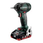 Metabo SSD 18 LTX 200 BL Visseuses &agrave; choc sans fil, 2x18V/4Ah LiHD, Chargeur ASC 30-36 V, Coffret - 602396800