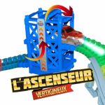 Passat LIGHTNING SPEEDY L'Ascenseur vertigineux automatisé et 30 Rails luminescents, Accessoire pour Un Circuit Amusant et Plus Fun - Vu à la TV