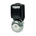 Scs sentinel Carillon filaire RetroBell - Design industriel - 2 fils - 1 sonnerie - Sonnerie 80 dB - Transformateur d&eacute;port&eacute;.