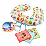 Chicco Coussin d'&eacute;veil Tummy Time Animaux Doux, pour Jouer sur Le Ventre de Fa&ccedil;on S&ucirc;re et Amusante, Renforcer Les Muscles, Trois Jouets Amovibles, 2-9 Mois