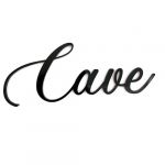 Plaque de Porte Maison Cave Noir