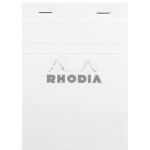 Rhodia 13601C - Bloc N°13 blanc format 10,5 x 14,8 cm, 160 pages - ligné