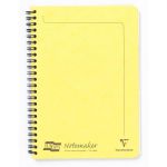 Clairefontaine 3096Z - Carnet Europa Notemaker A5, 120p./60 feuilles d&eacute;tachables 90 g/m&sup2; reliure int&eacute;grale, lign&eacute;, coloris jaune citron