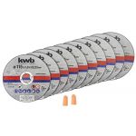 Kwb 10 disques minces de coupe peuvent 115x1,0