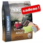 Nutrivet Croquettes Inne pour chat st&eacute;rilis&eacute;s Cat 6 kg + coussin de jeu Aum&uuml;ller Baldini &agrave; la val&eacute;riane offert !