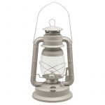 Cao Lampe &Agrave; P&eacute;trole Cr&egrave;me Ardoise Avec M&egrave;che