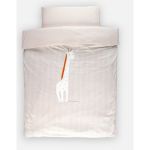 Housse Couette 100x140cm Veloudoux Girafe Tiga et Stegi BEIGE Noukie's