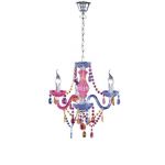 Trio Reality Leuchten Rr11073017 Lustre En Acrylique 3 Ampoules E14 40 W (Non Incluses) Multicolore &Oslash; 40 Cm