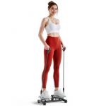 Appareil de Torsion Taille, Avec Bandes Élastiques de Résistance, Motif antidérapant, Charge Max 136 kg, Silencieux, Noir, MERACH