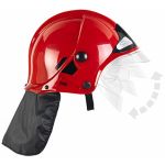 Klein Fire Fighter Henry Casque De Pompier F1 Avec Visière, Rouge