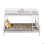 Interlink Inter Link - Lit superpos&eacute; - Lit jeune - Lit superpos&eacute; - Lit enfant - Pin massif - Blanc - 2 couchages 90 x 200 et 140 x 200 cm - Sans sommier - Sleepy Cloud