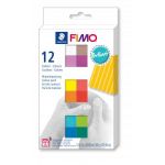 Fimo Pâte à modeler polymère Soft Set couleurs brillantes 12 x 26 g