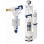 Geberit Mécanisme de chasse complet Nemo Duo alimentation latérale 3/6L 590 type 290-380 - 283.307.21.2