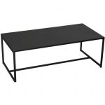 Urban living Table Basse en M&eacute;tal Noir - 100x50x36CM 0,000000