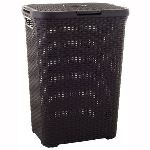Curver Coffre à linge Kids en polypropylène aspect rotin (40 L)