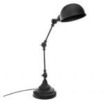 Atmosphera Lampe &agrave; Poser en M&eacute;tal "Basalt" 55cm Noir