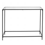 Console Design en Verre "Texture" 100cm Noir Prix