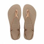 Havaianas Luna - Sandales à Bride à la Cheville Femme, Or (Rose Gold/Rose Gold 5282), 37/38 EU (35/36 Brazilian)