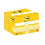 Post-It Notes - 51 x 76 mm - jaune - lot de 12 blocs de 100 feuilles