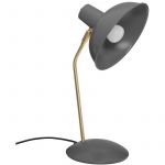 Atmosphera Lampe à Poser en Métal "Célia" 38cm Gris