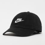 Nike Casquette d&eacute;lav&eacute;e souple Futura Club pour enfant - Noir - Taille M/L - Unisex