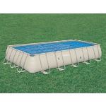 Bestway 58228 - Bâche isotherme 687 x 336 cm pour piscine tubulaire rectangulaire Frame 732 cm x 366 cm