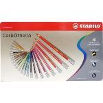 Stabilo 48 Crayons de couleur fusain pastel aquarella