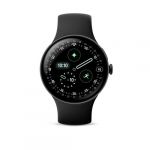 Google Pixel Watch 4 41 mm Bluetooth Noir Mat avec bracelet sport fluoroélastomère Noir Volcanique