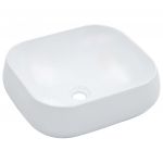 VidaXL Lavabo 44,5 x 39,5 x 14,5 cm Céramique Blanc