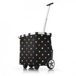 Reisenthel Panier carrycruiser noir &agrave; pois H 47,5 cm