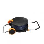 Fiskars Devidoir XL avec Roues, Set d'Arrosage Tout-en-1, Tuyau de 21,5 m, Tuyau &agrave; Enroulement Automatique, Tuyau de Taille Universelle (&Oslash; 13 mm), Raccord Universel pour Robinet, 1071639