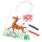 Pebeo Sac coton &agrave; d&eacute;corer - Blanc - 37 x 42 cm - Sodertex