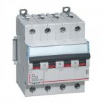 Legrand Disjoncteur DX³ 6000 vis/vis 4P 400V~25A 10kA courbe C peigne HX³ trad 4P 4M 407900