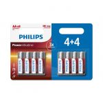 Philips 8 piles 1,5V AA/LR06 Power Alkaline