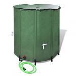 VidaXL Récupérateur d'eau pluviale Pliable 500L Récupérateur Eau de Pluie