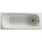 Roca Baignoire rectangulaire avec pieds Contesa 140x70 blanc