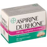 Bayer Aspirine du Rhône 500 mg - 20 Comprimés à croquer