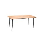Jardiline Table de jardin rectangulaire 4 places en teck beige