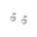 Morellato Boucles d'oreilles pour femme en Recycled Silver 925/1000 serti de zircon - 0.005 g - SAVB05