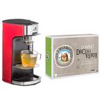 Senya Set Machine à thé, théière électrique rouge Tea Time & le Coffret Découverte comprenant 72 sachets – Les 2 Marmottes