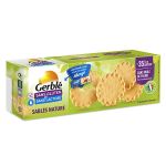 Gerbl&eacute; Sans Gluten & Sans Lactose Sabl&eacute;s Nature 120g