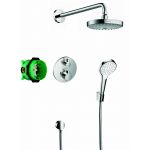Hansgrohe Pack encastr&eacute; Design ShowerSet Croma Select S / Ecostat S chrom&eacute; 27295000